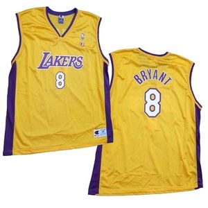 Kobe Bryant Los Angeles Lakers Vintage Champion Jersey #8